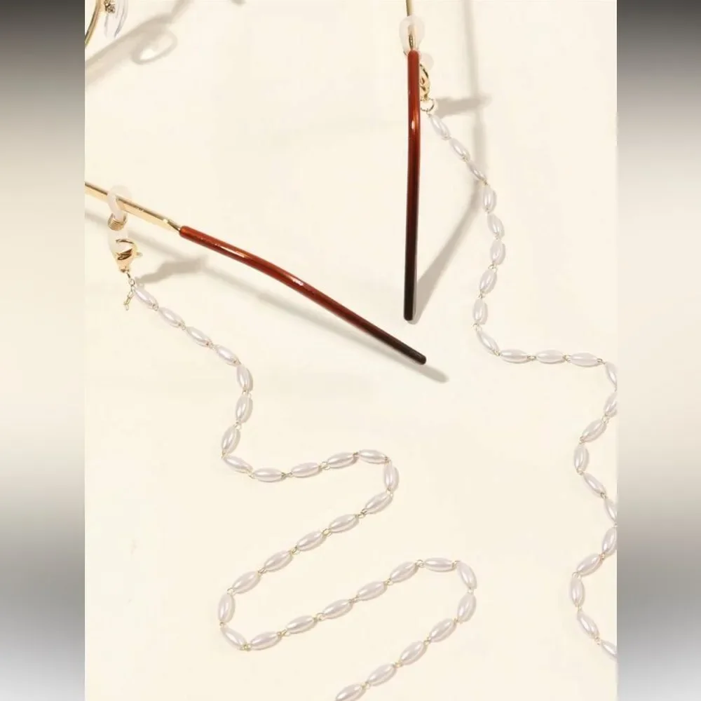 Pearl Beaded Eyeglass Chain A1652